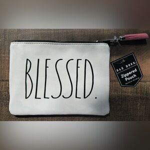 Rae Dunn zippered pouch | BLESSED.